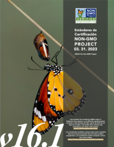 Non-GMO Project Standard Version 16.1 Spanish Cover